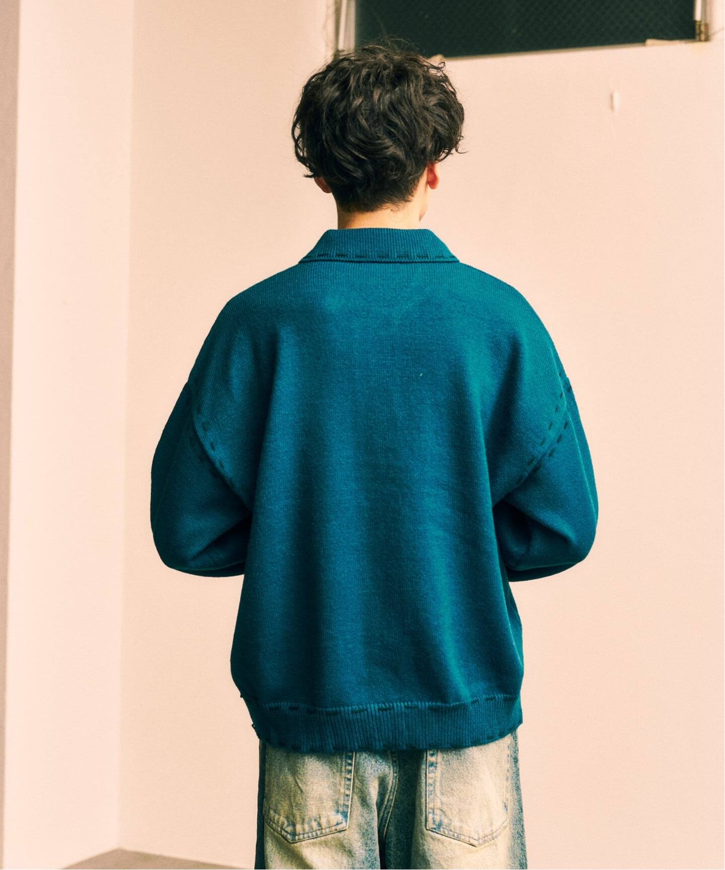 ステッチ ニットカーディガン（カーディガン）｜417 EDIFICE（フォー