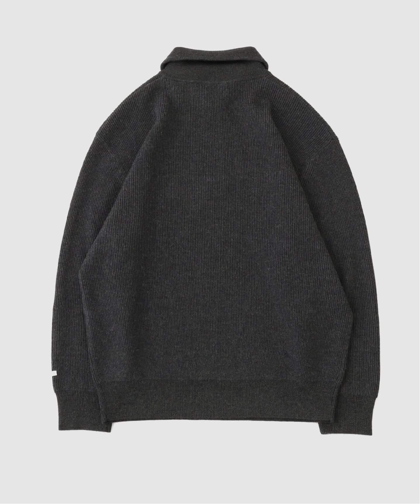ANOTHER OFFICE/アナザーオフィス】Volume Half Zip-up Knit（ニット