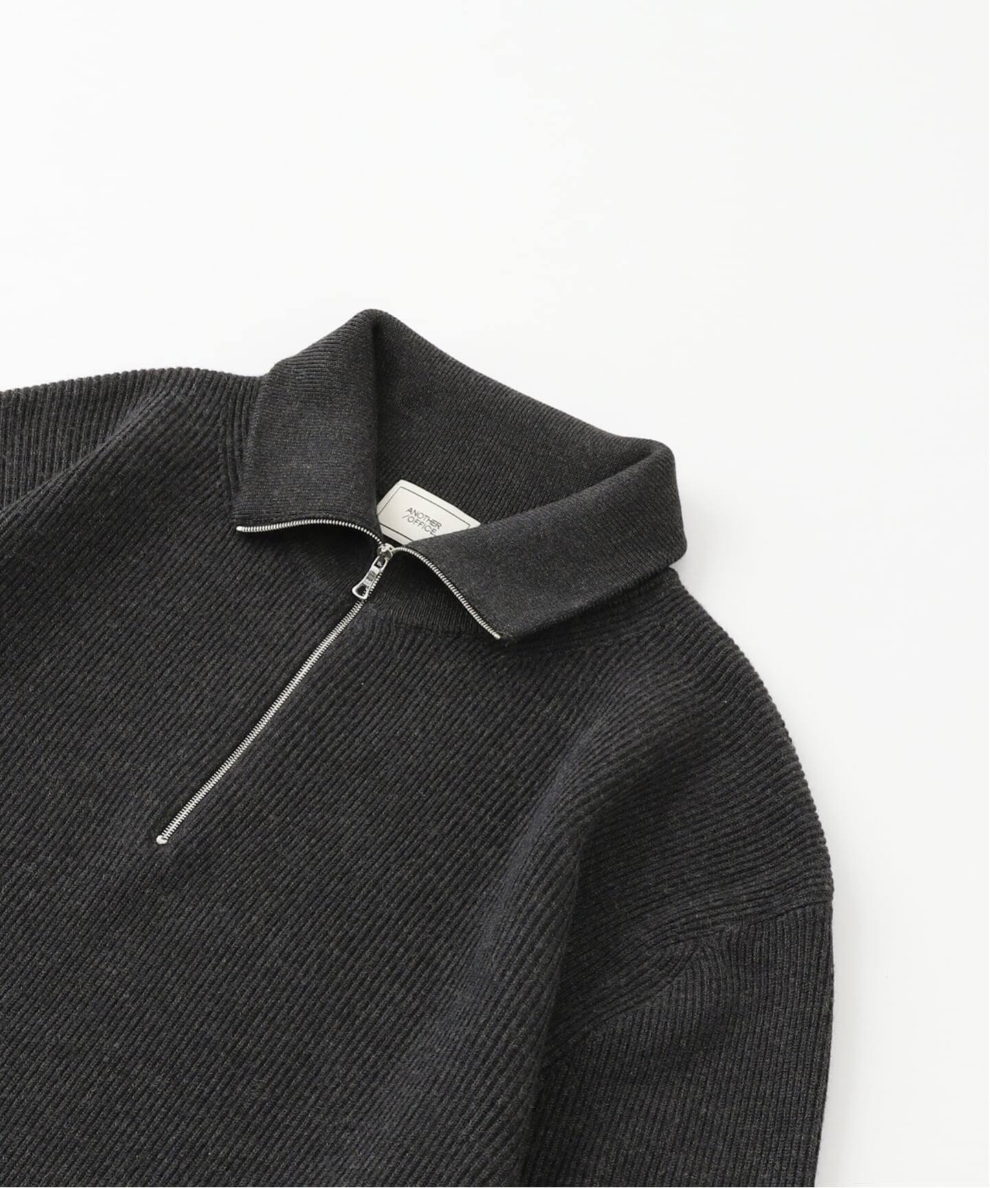 ANOTHER OFFICE⁄アナザーオフィスVolume Half Zip-up Knit（ニット