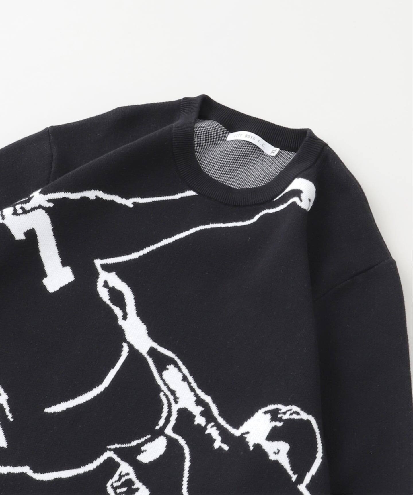 CITY BOYS FC / シティボーイズFC】417別注 bad boy Sweater（ニット