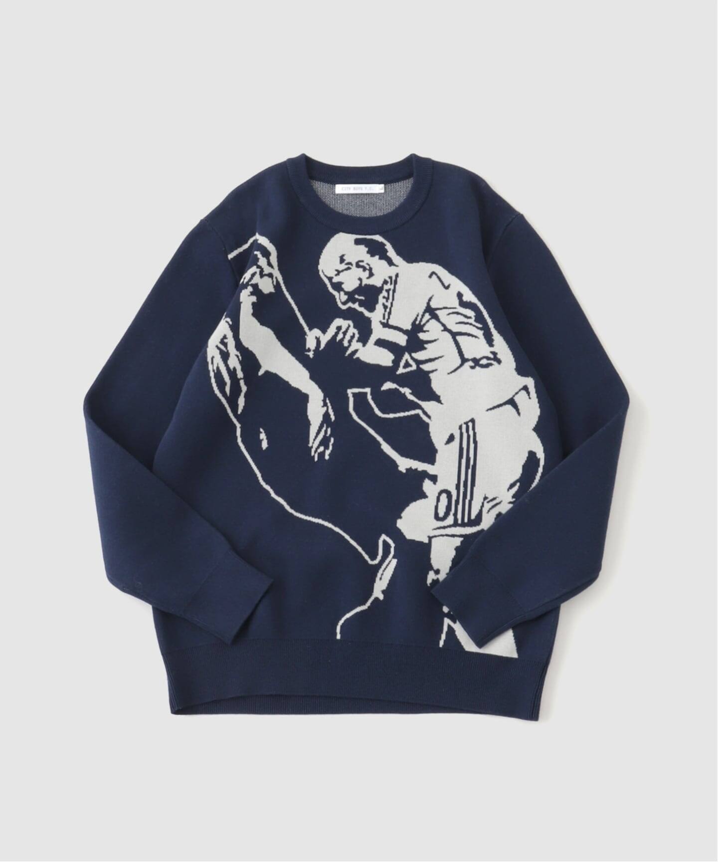 CITY BOYS FC / シティボーイズFC】417別注 bad boy Sweater（ニット