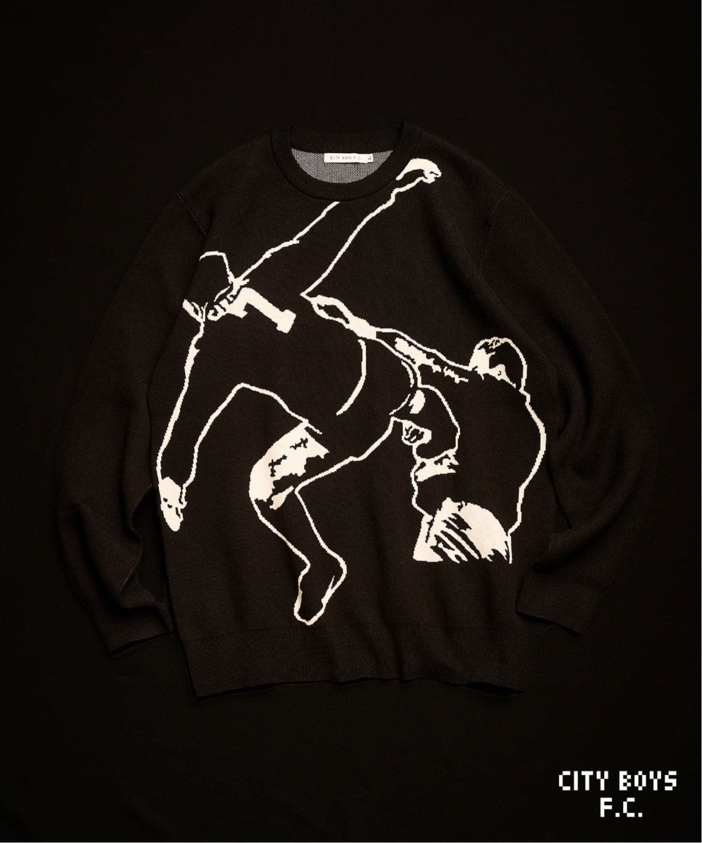 CITY BOYS FC / シティボーイズFC】417別注 bad boy Sweater（ニット