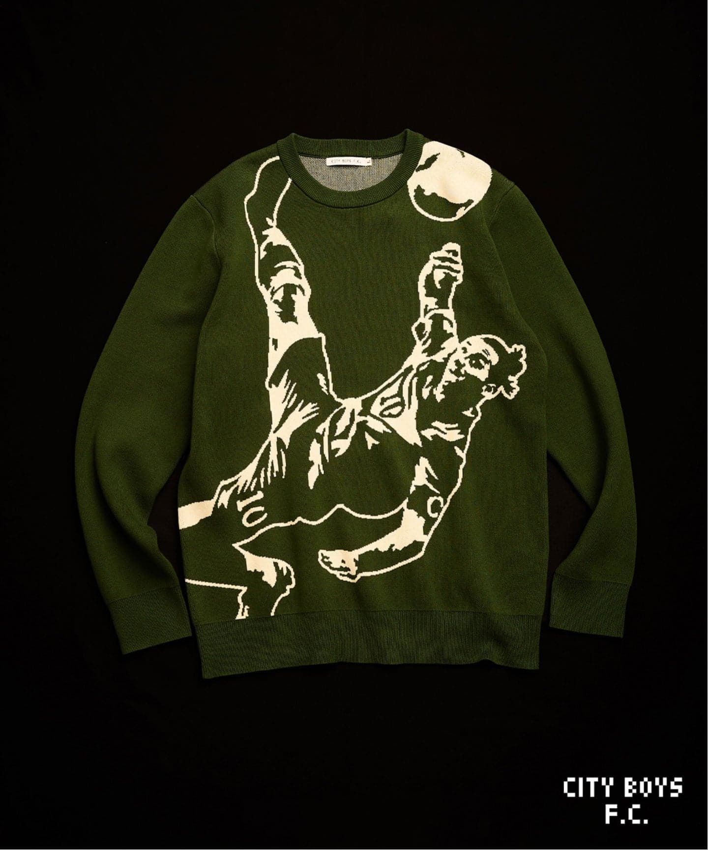 CITY BOYS FC / シティボーイズFC】417別注 bad boy Sweater（ニット