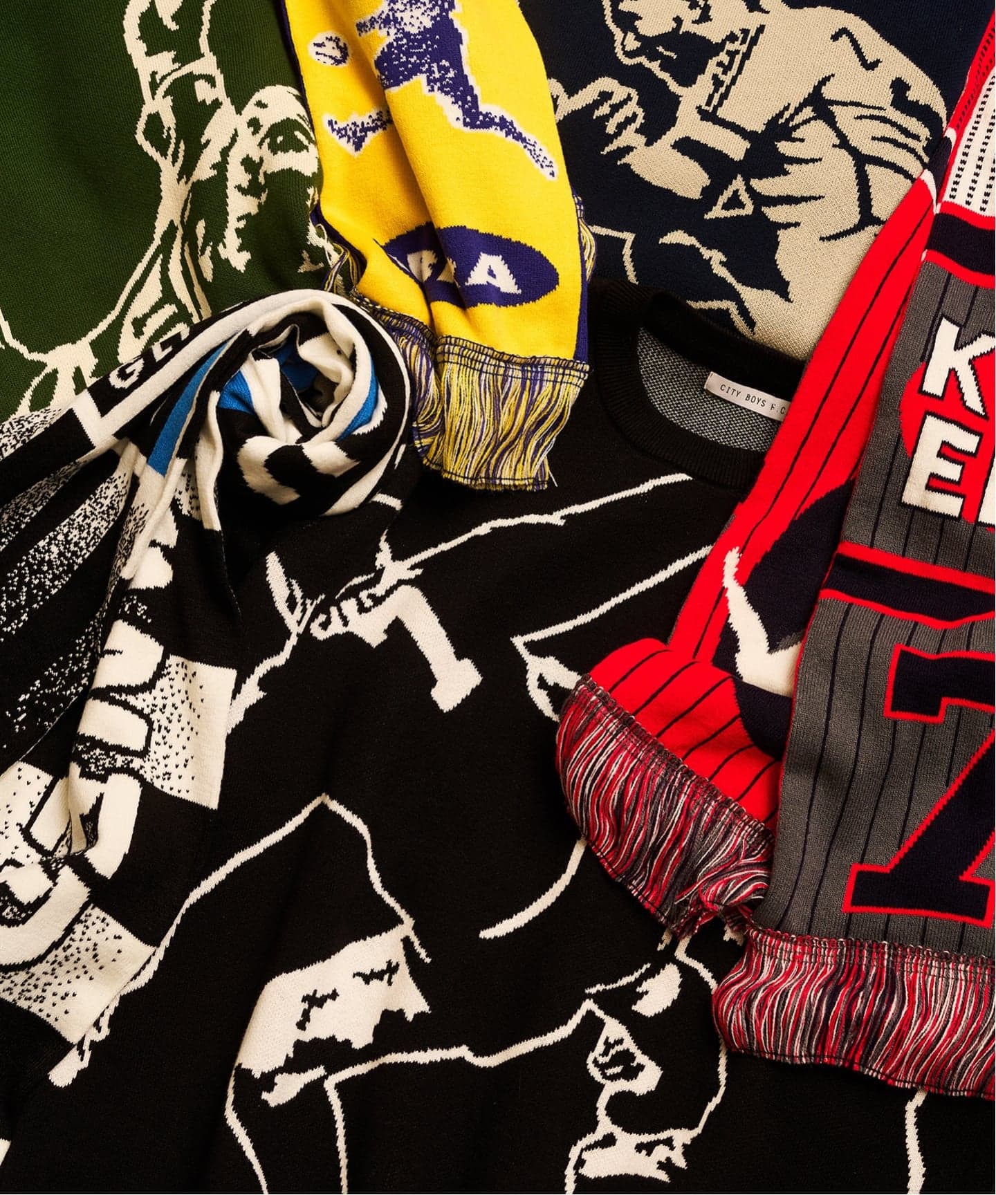CITY BOYS FC / シティボーイズFC】417別注 bad boy Scarf（マフラー
