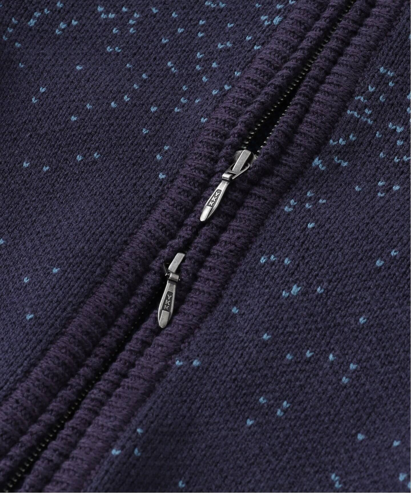 PARANOID / パラノイド GRADATION ZIP KNIT HOODIE YUKIY（パーカー