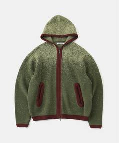 PARANOID / パラノイド GRADATION ZIP KNIT HOODIE YUKIY（パーカー