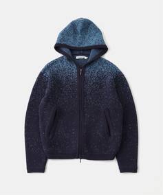 PARANOID / パラノイド GRADATION ZIP KNIT HOODIE YUKIY（パーカー 