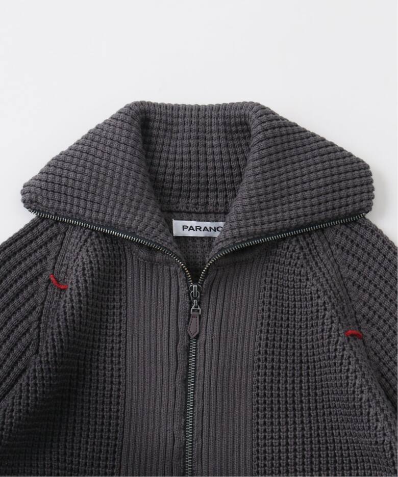 PARANOID / パラノイド BIG COLLAR GRADATION ZIP KNIT（カーディガン 