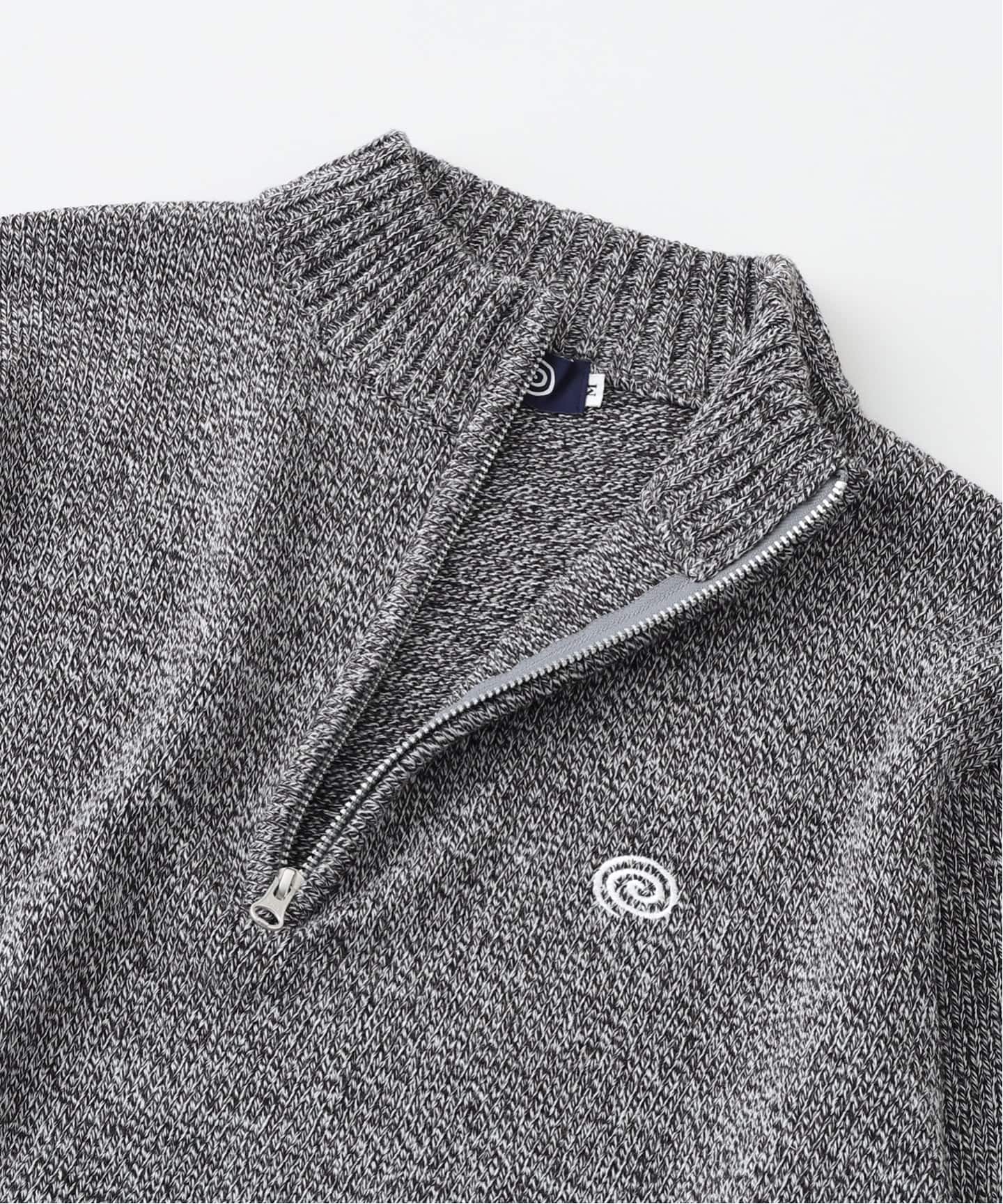 SOL soonerorlater / スーナーオアレイター HALFZIP KNIT SWEATER