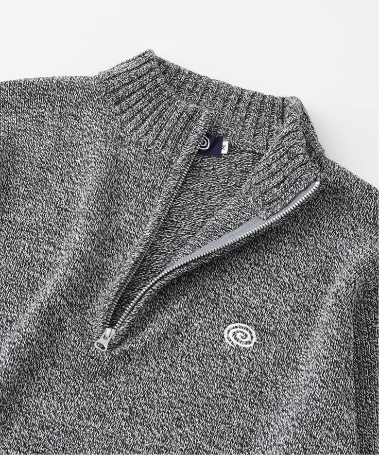SOL soonerorlater / スーナーオアレイター HALFZIP KNIT SWEATER 