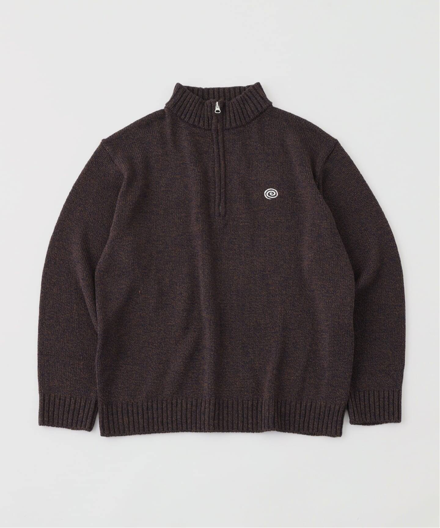 SOL soonerorlater / スーナーオアレイター HALFZIP KNIT