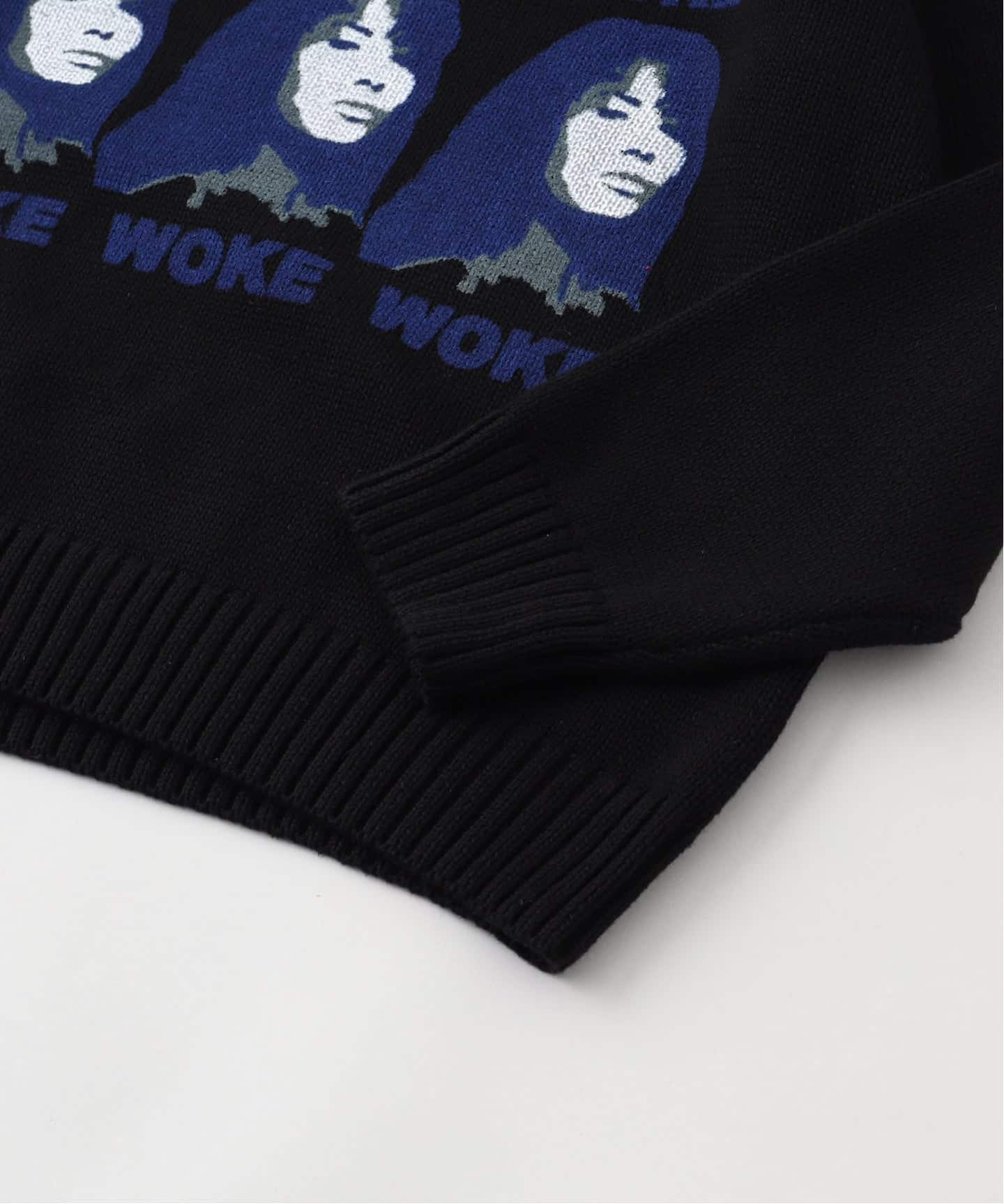 【超美品】WOKE EDGEニットセーター クリーム WOKE EDGE / ウォークエッジ SELENA KNIT（ニット／セーター
