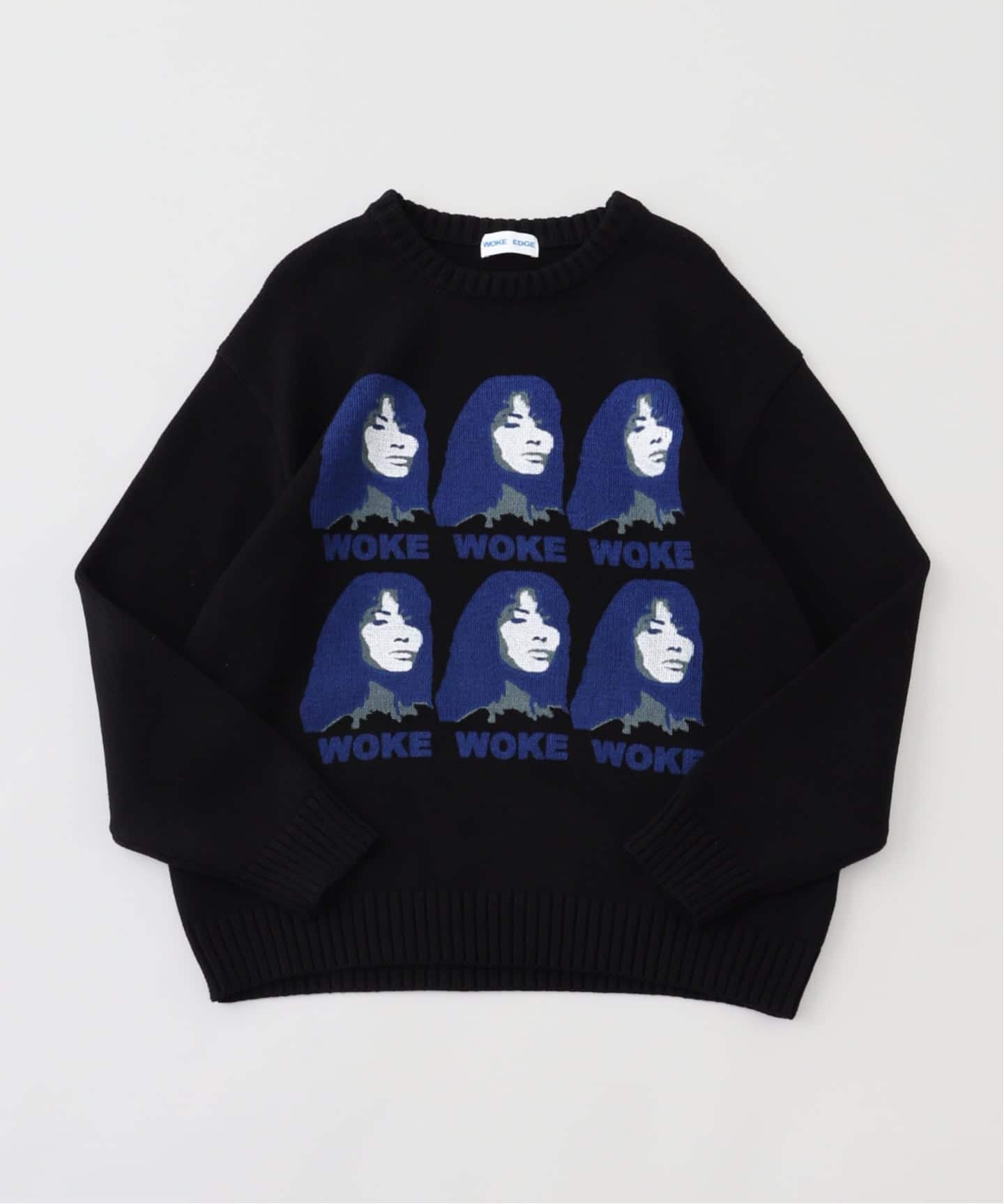 【超美品】WOKE EDGEニットセーター クリーム 超美品】WOKE EDGEニットセーター クリーム WOKE EDGE / ウォーク