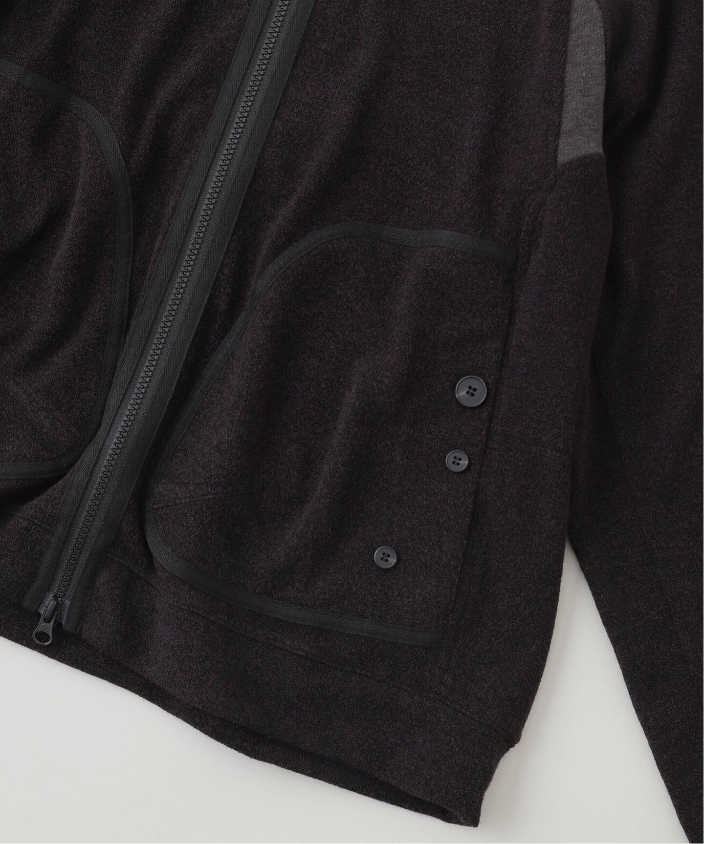 トップス SAN SAN GEAR KAPAS KNIT ZIP-UP size1 San San Gear Kapas Knit Zip-Up - Mint color-block hoodie with 2