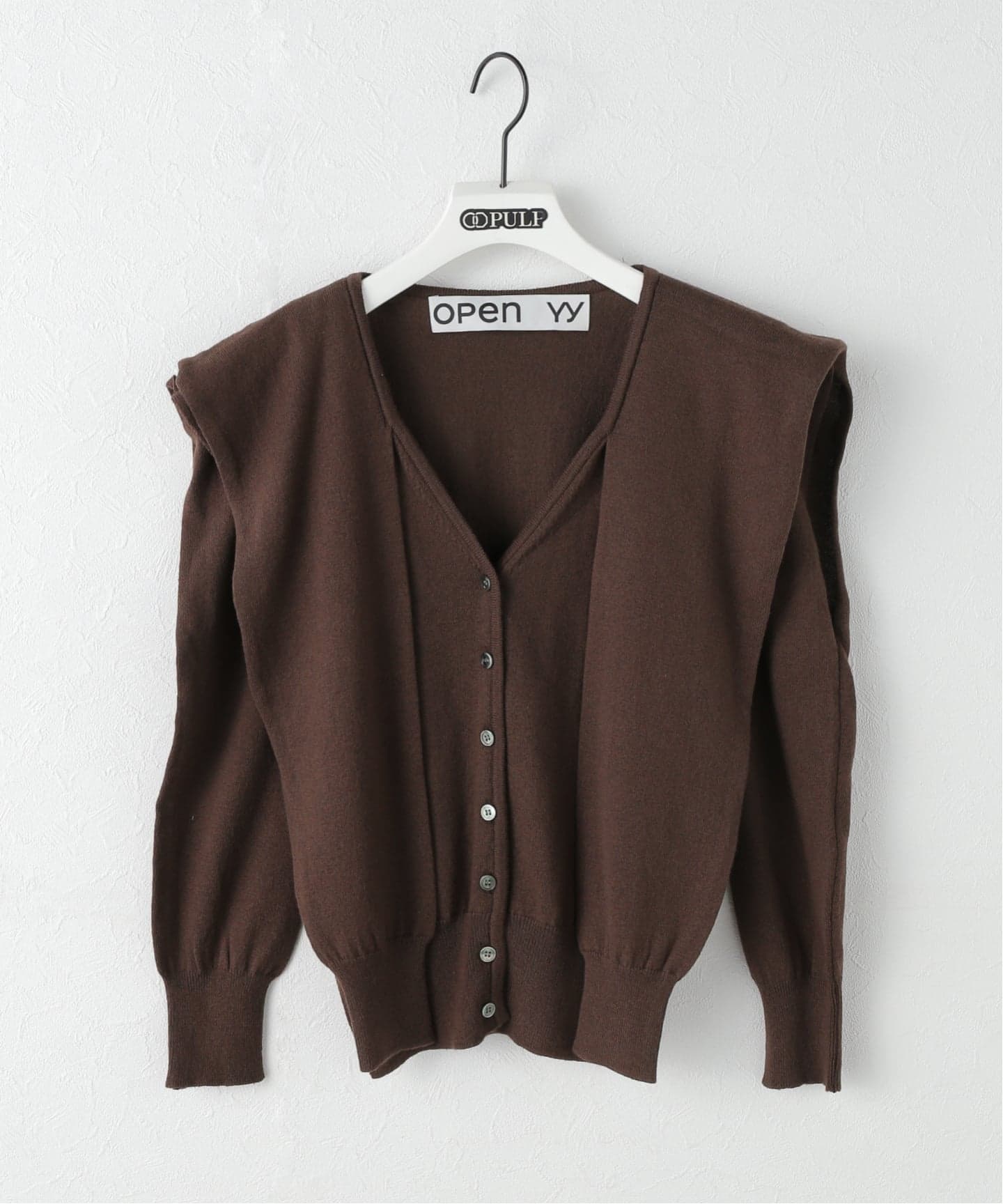 Geek Office / ギークオフィス】OPEN YY Knitted SLEEVE LAYERED