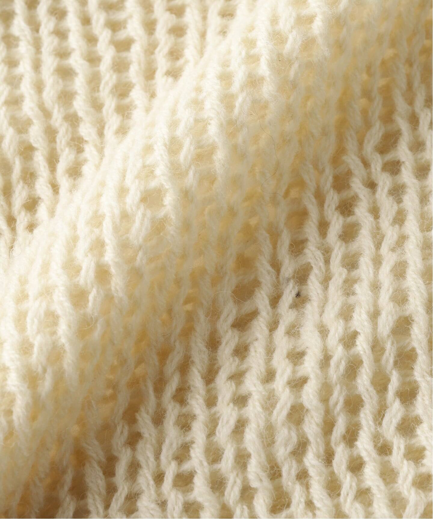 Geek Office / ギークオフィス】OPEN YY Knitted DISTRESSED CROP KNIT