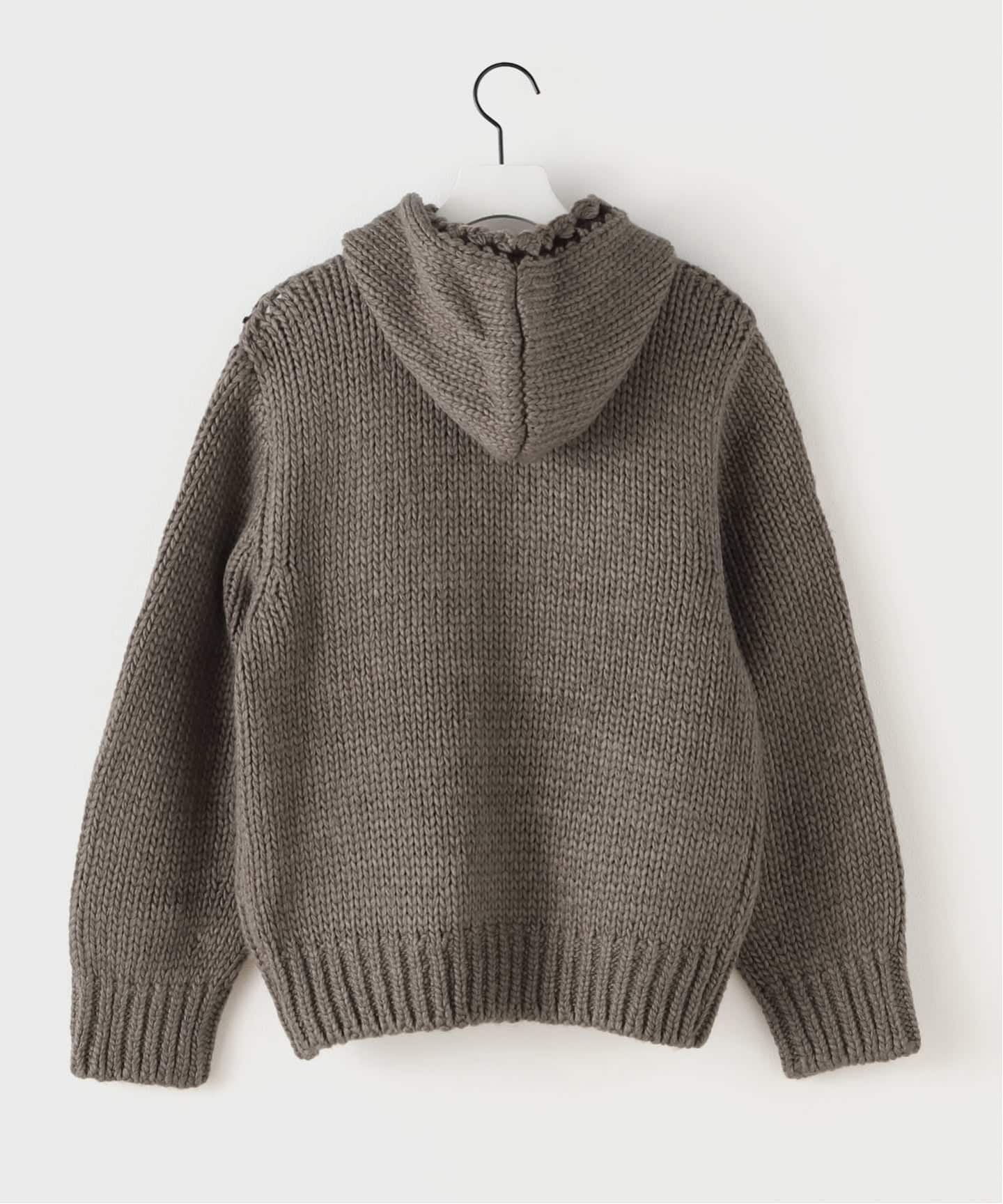 ★BLACKUP★【送料0/関税0】TINGER KNIT JACKET 2色 45R】ニット｜1977年創業、日本の服。丈夫で長持ち、気持ちの