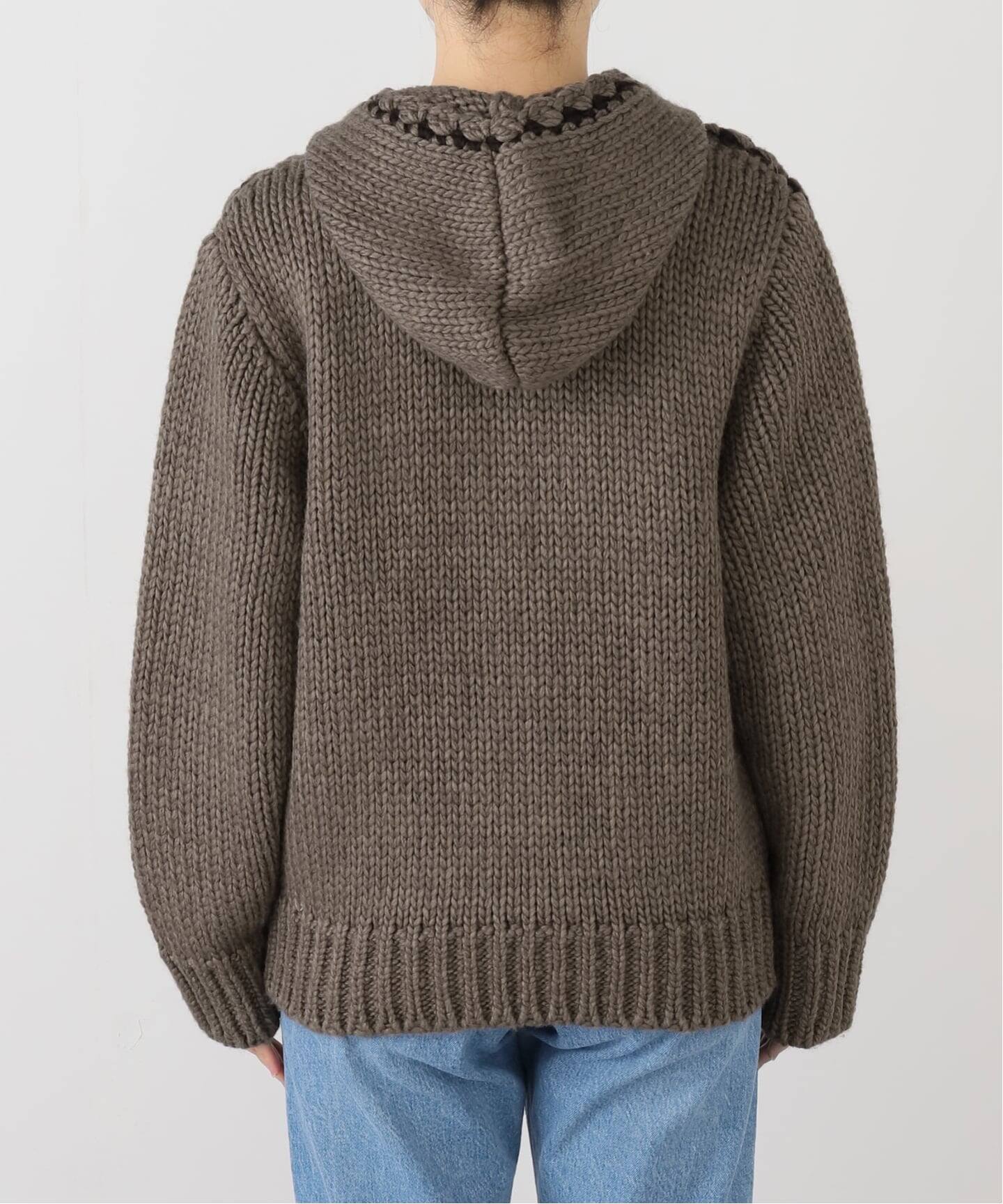 Geek Office / ギークオフィス】OPEN YY Knitted STITCH ZIP UP KNIT