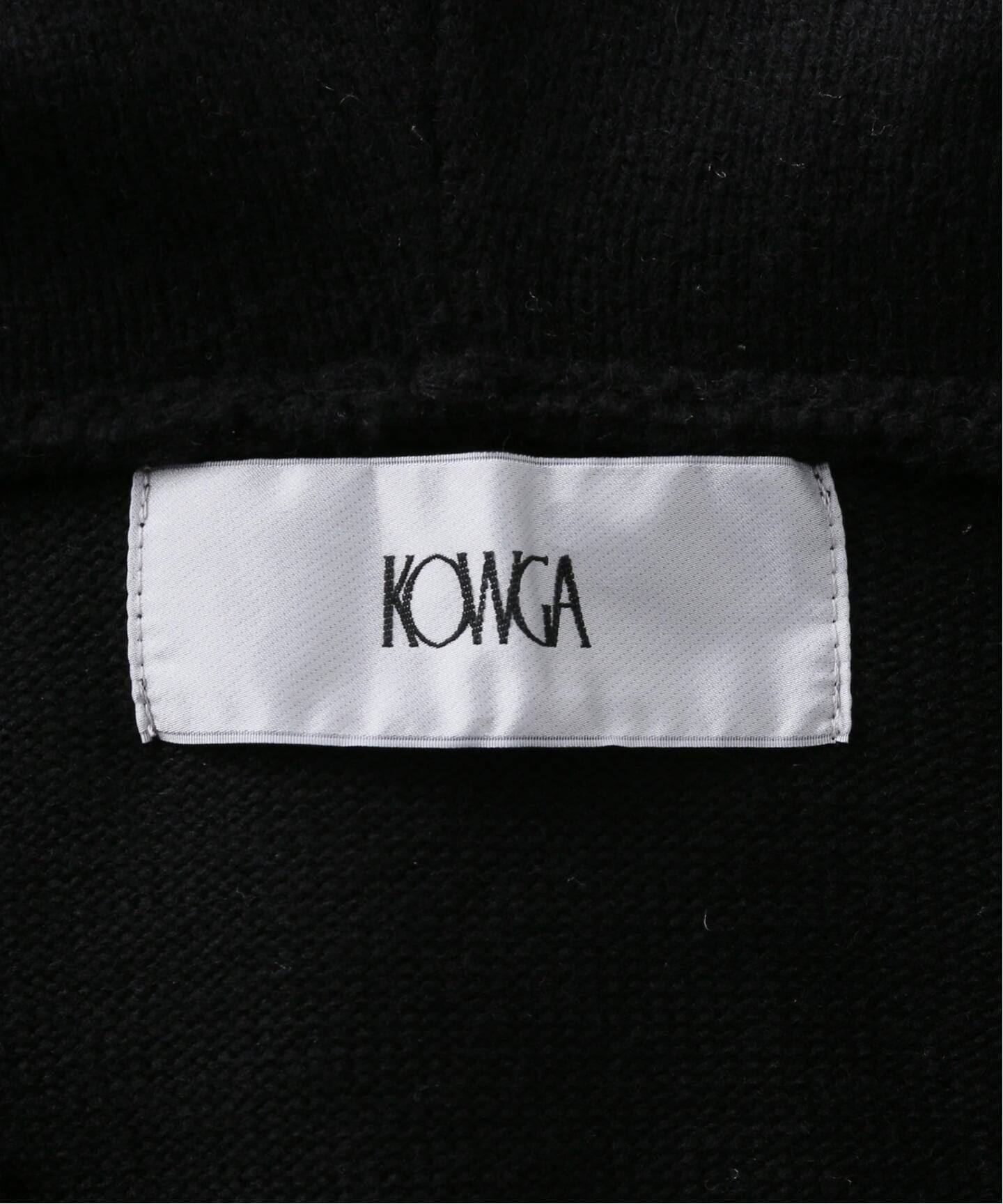 KOWGA / コウガ FOOT BALL KNIT HOODIE（カーディガン）｜PULP（パルプ