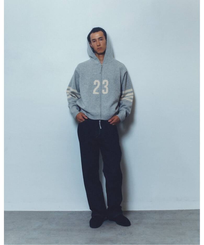KOWGA / コウガ × PULP EXCLUSIVE FOOT BALL KNIT HOODIE 
