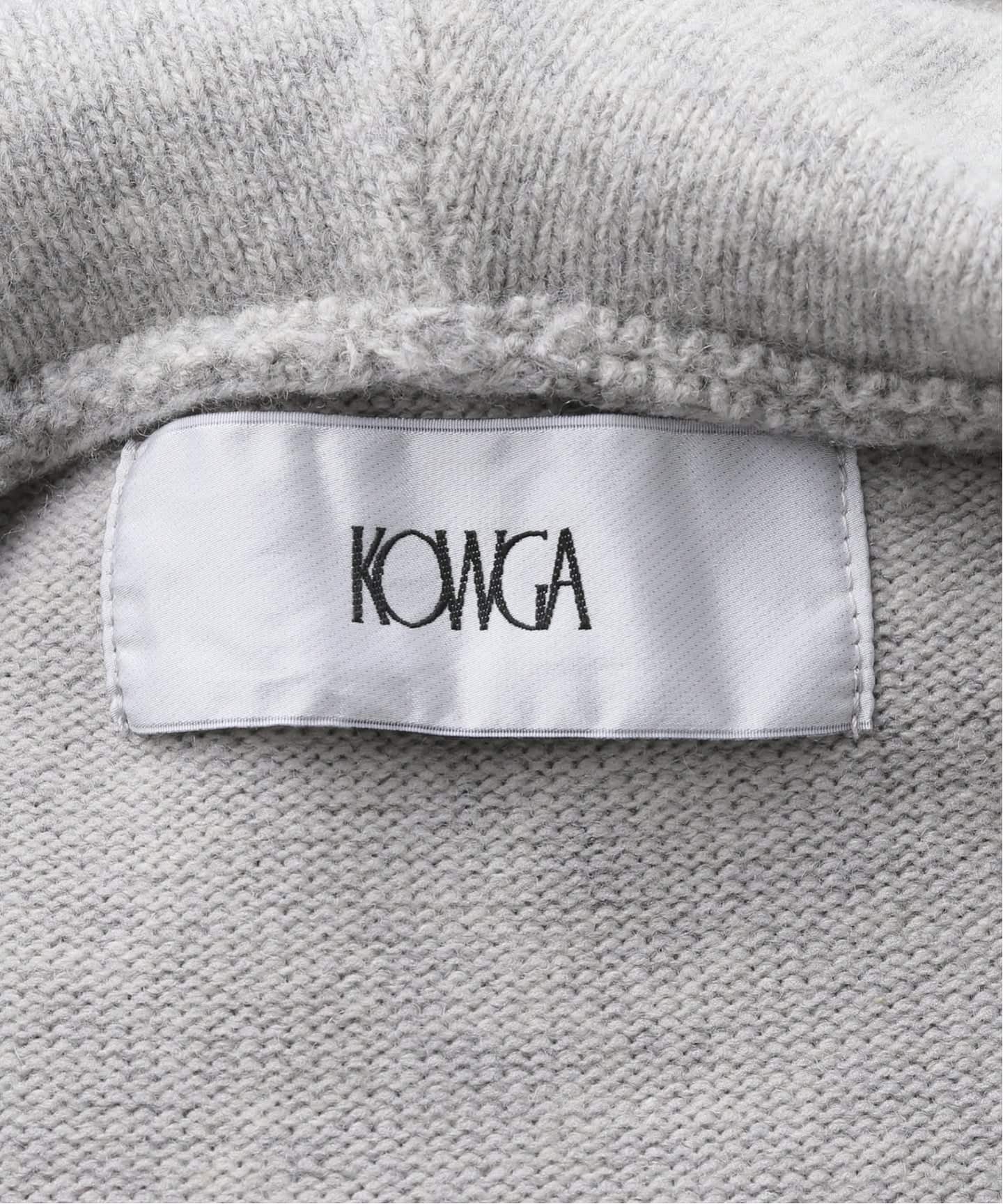 KOWGA / コウガ × PULP EXCLUSIVE FOOT BALL KNIT HOODIE