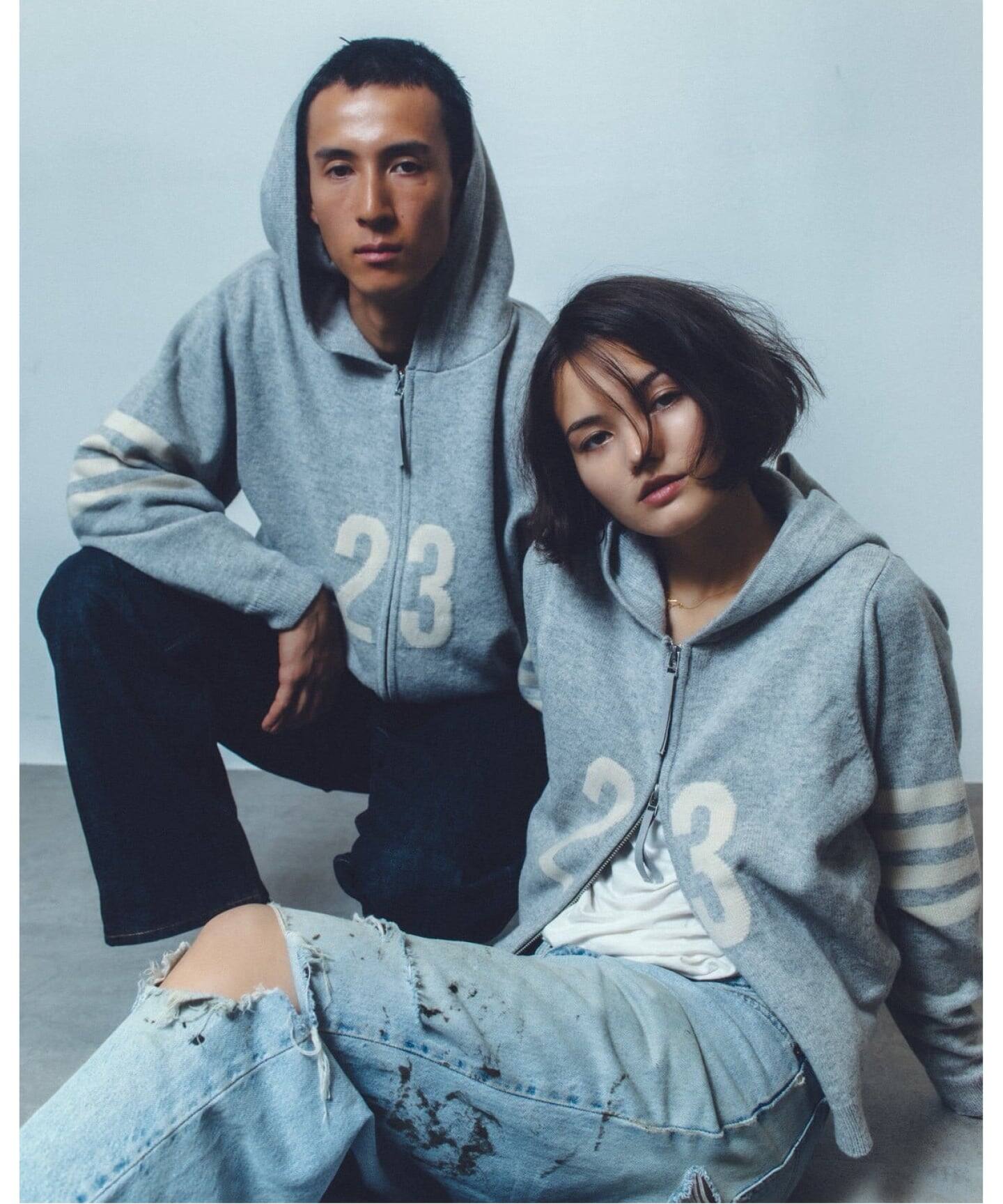 KOWGA / コウガ × PULP EXCLUSIVE FOOT BALL KNIT HOODIE 