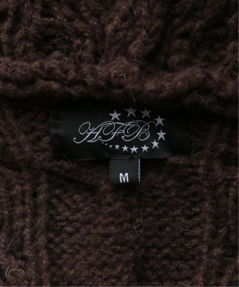 AFB / エーエフビー FUR ALAN KNIT HOODIE（ニット／セーター）｜PULP 