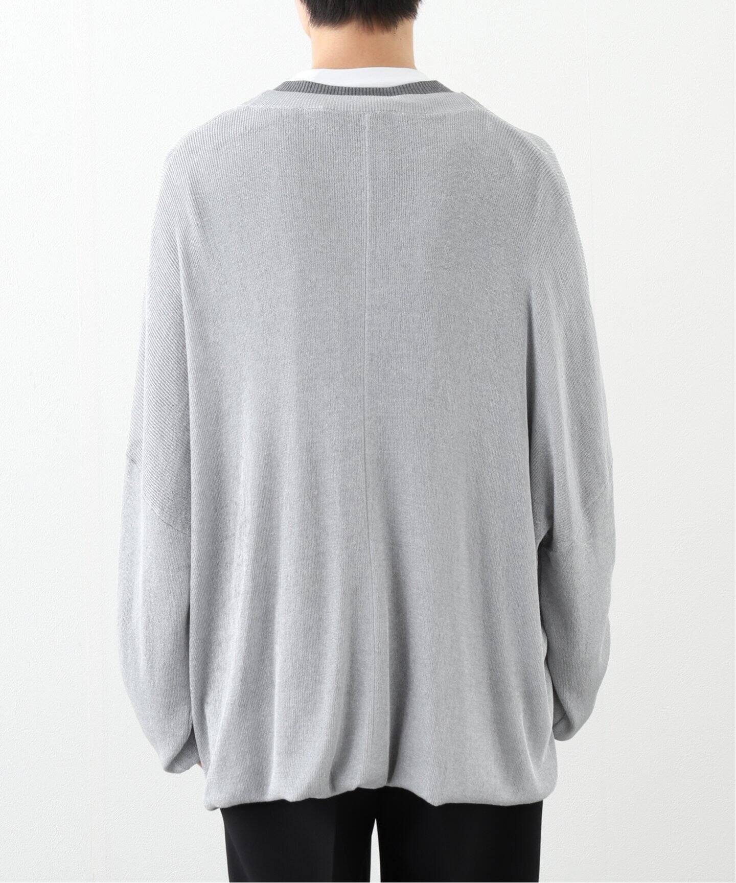 DAIRIKU / ダイリク Docking Lame cotton Cardigan Knit KNT6