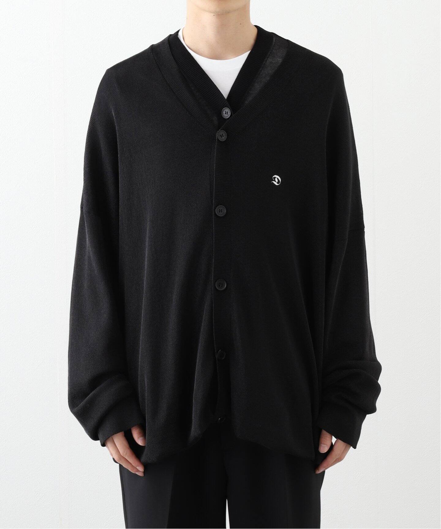DAIRIKU / ダイリク Docking Lame cotton Cardigan Knit KNT6
