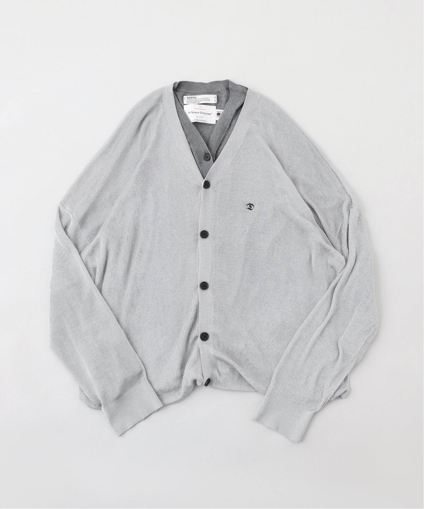 DAIRIKU / ダイリク Docking Lame cotton Cardigan Knit KNT6