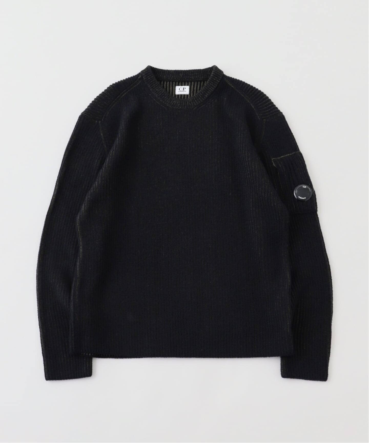 C.P. Company / シーピーカンパニー KNW CREW NECK IN FLEECE KNIT