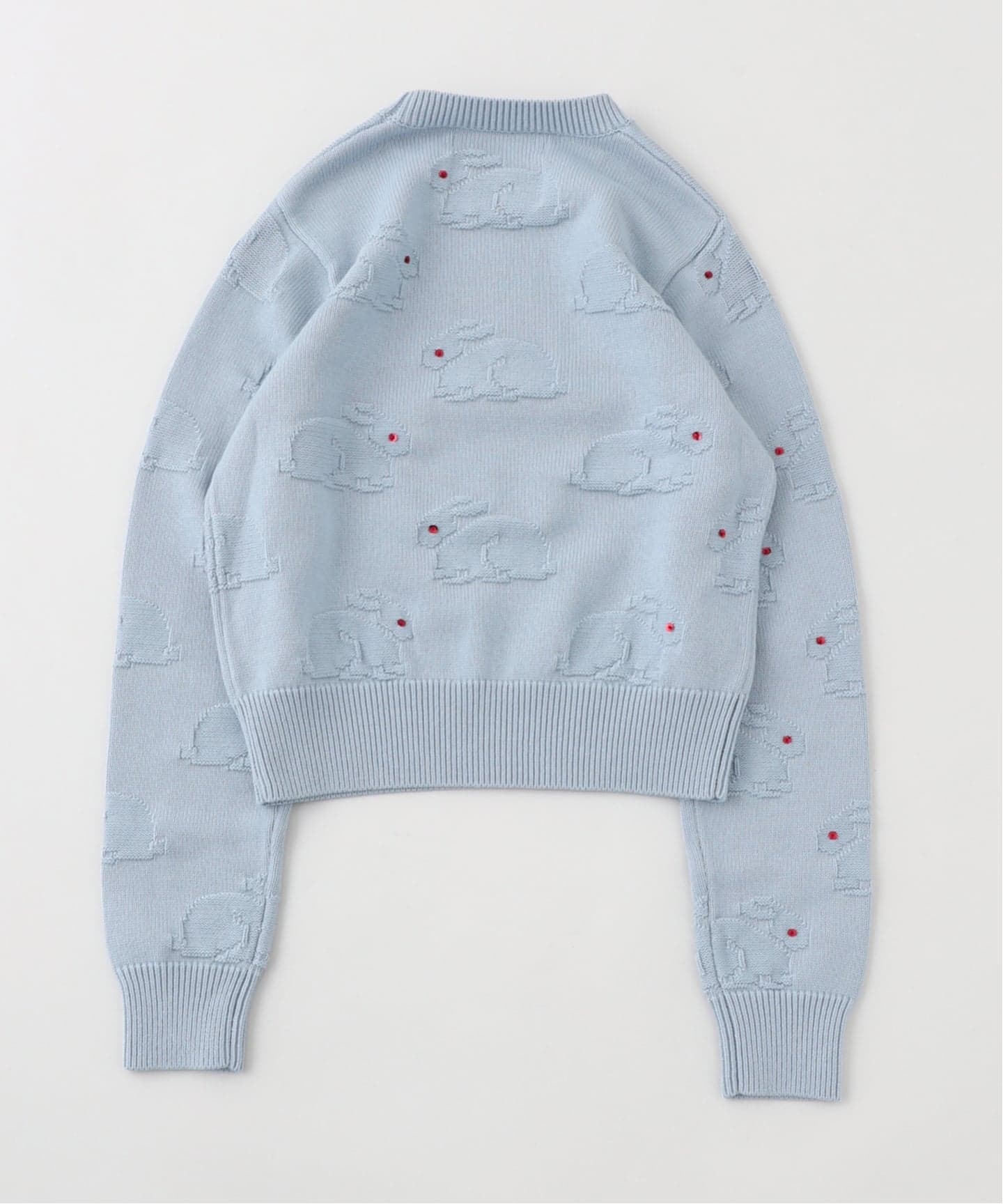 DAIRIKU ポンポンニット DAIRIKU - 【25SS】ビジュー クロス タイト ニット / BIJOU