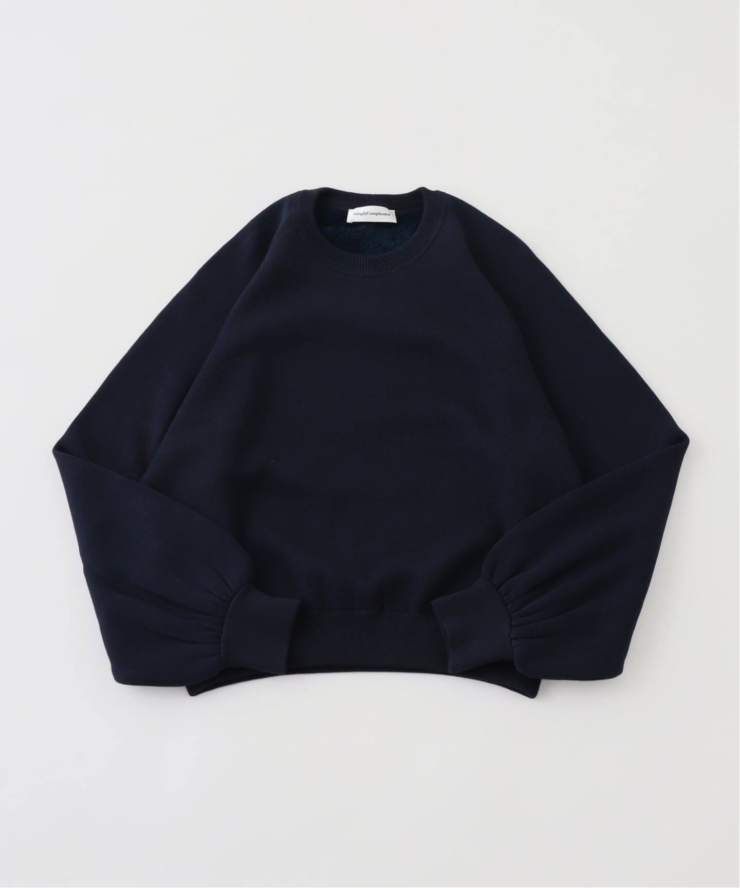 SimplyComplicated/シンプリーコンプリケイテッド KNITTED CREWNECK