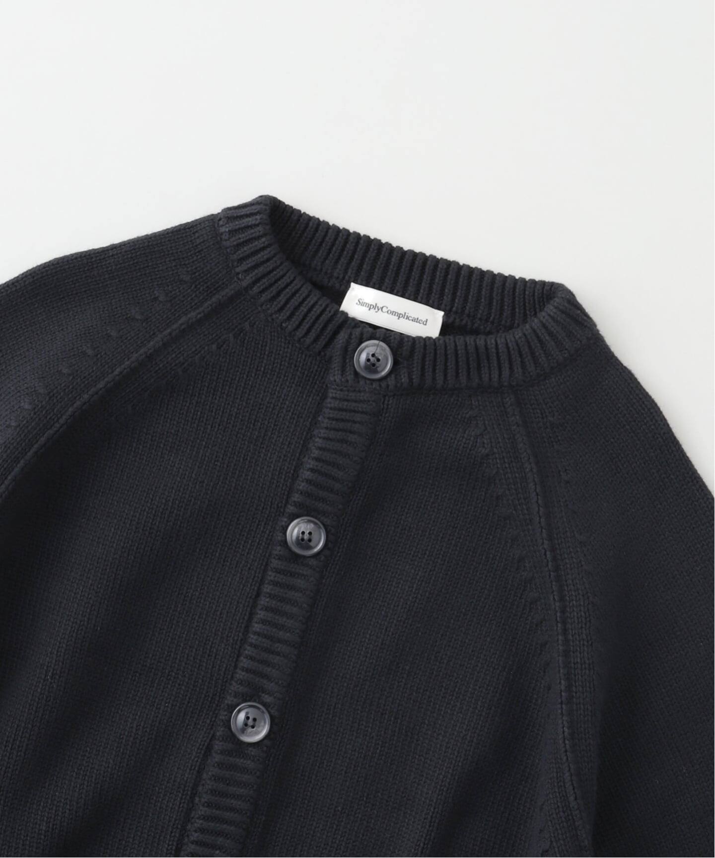 【未使用品】SimplyComplicated カーディガン Simplicite - Simplicite シンプリシテ カーディガン M 黒 【古着