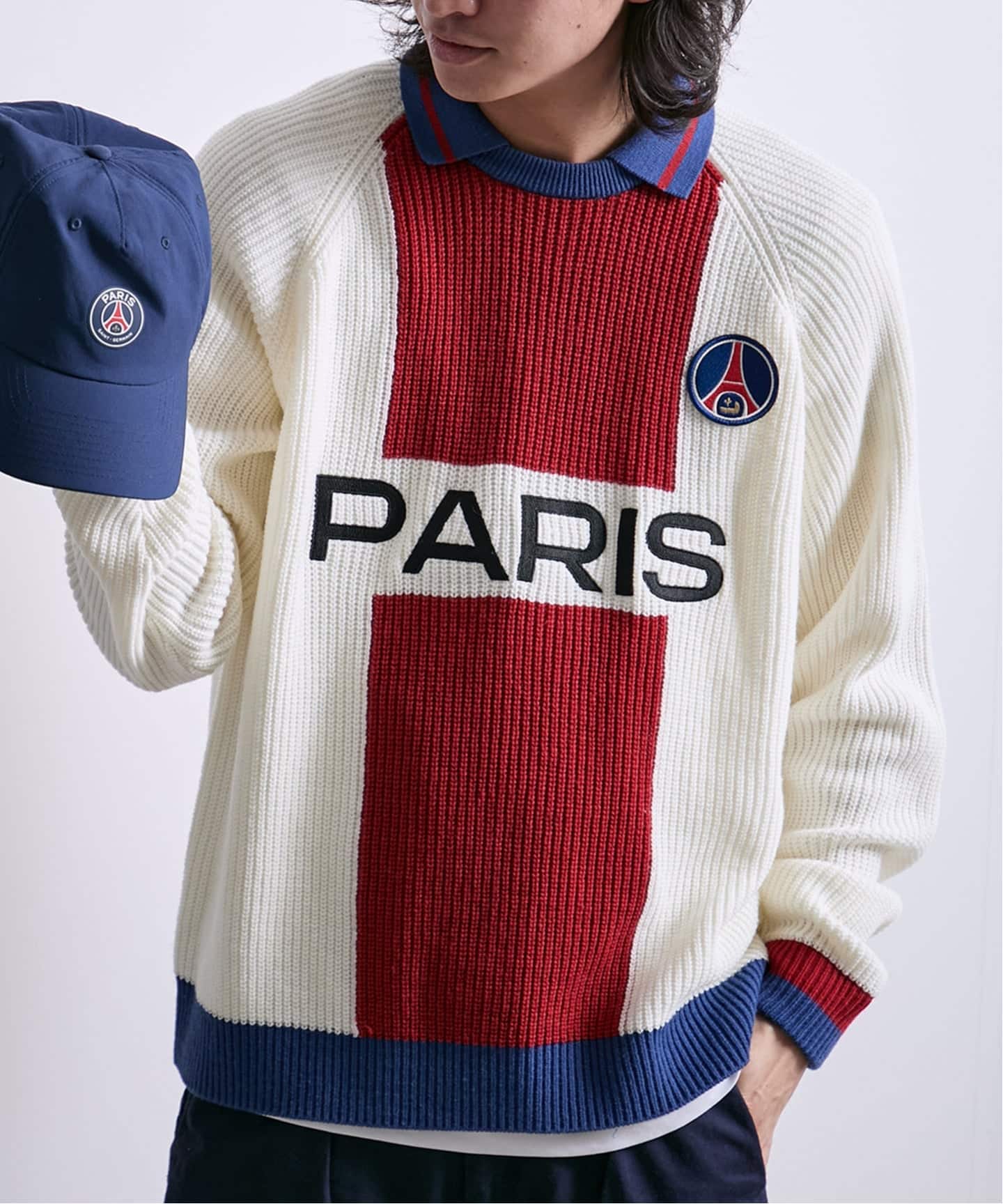 Paris Saint-Germain / パリ・サン＝ジェルマン】 JP PARIS RE:KNIT