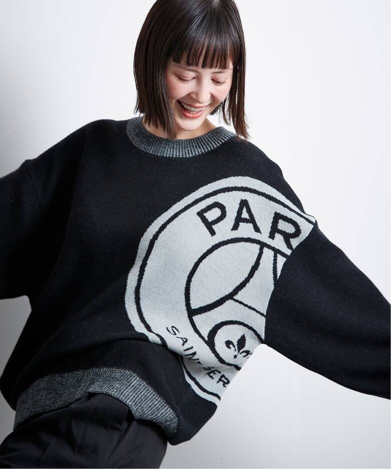 Paris Saint-Germain / パリ・サン＝ジェルマン】 JP Emblem knit 