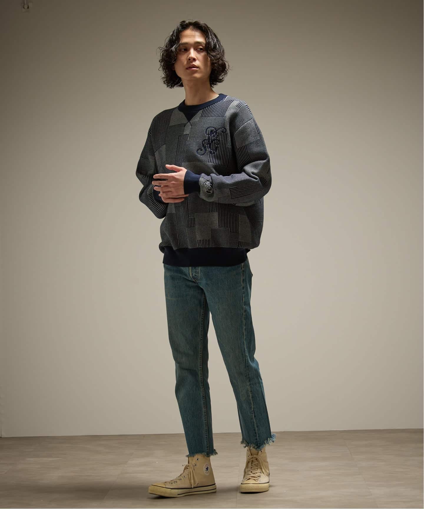 Paris Saint-Germain / パリ・サン＝ジェルマン】 JP Panel Sweat Knit