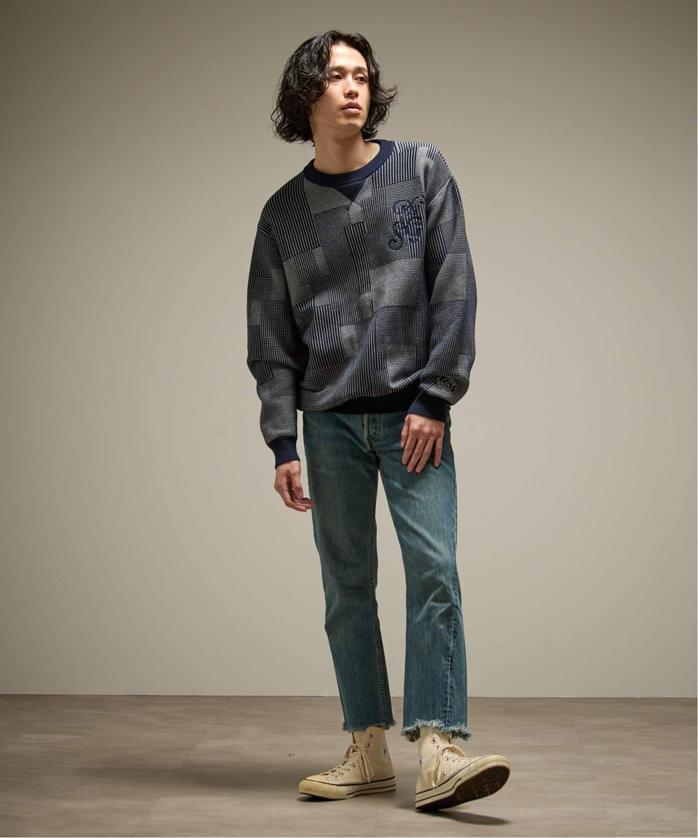 Paris Saint-Germain / パリ・サン＝ジェルマン】 JP Panel Sweat Knit