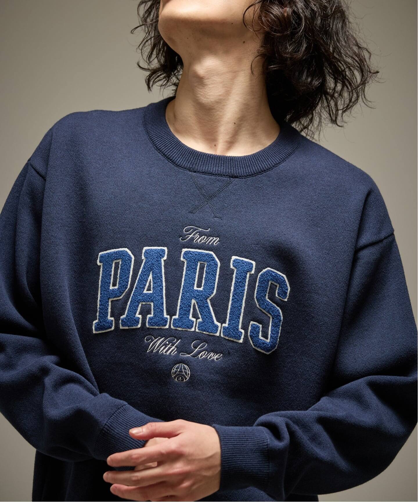 新品Parisニット❤️ Paris Saint-Germain 】JP ChenilleSweat From Paris With Love