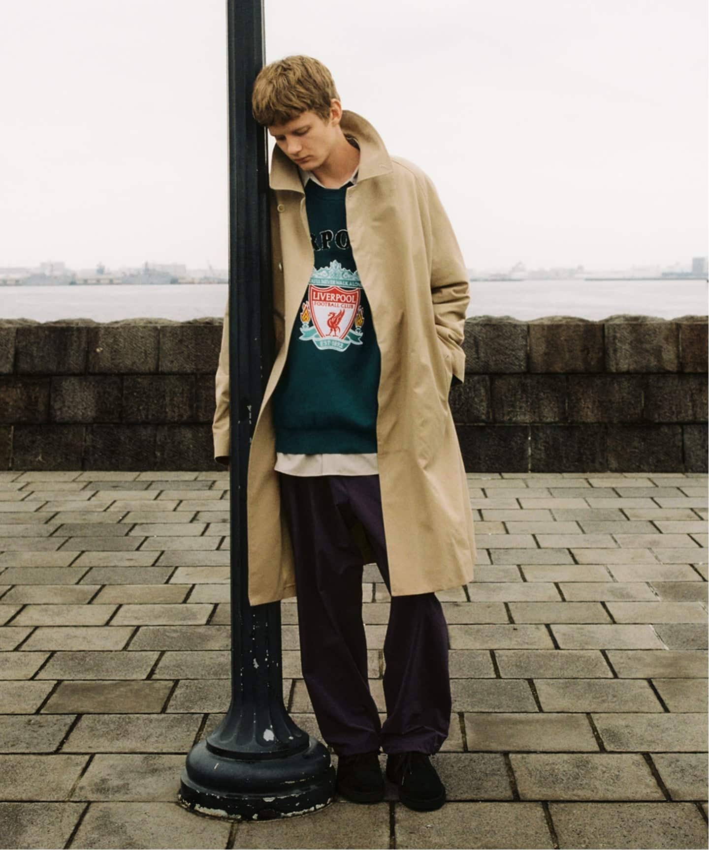 Liverpool FC / リバプール FC】CHENILLE EMBROIDERYT KNIT（ニット