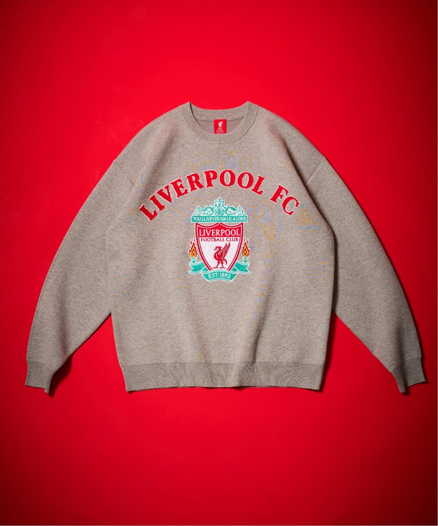 Liverpool FC / リバプール FC】CHENILLE EMBROIDERYT KNIT（ニット