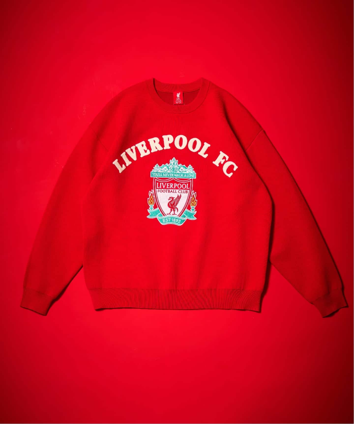 Liverpool FC / リバプール FC】CHENILLE EMBROIDERYT KNIT（ニット