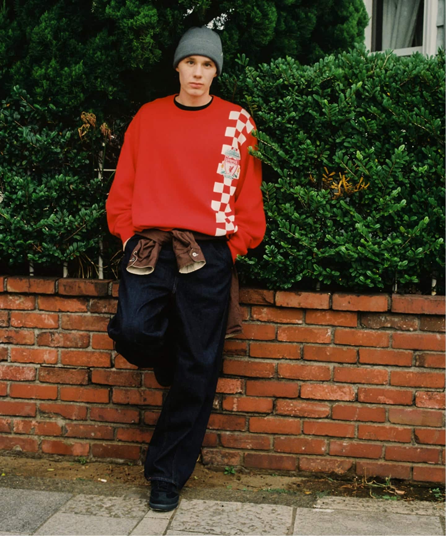 Liverpool FC / リバプール FC】Checkered Knit（ニット／セーター