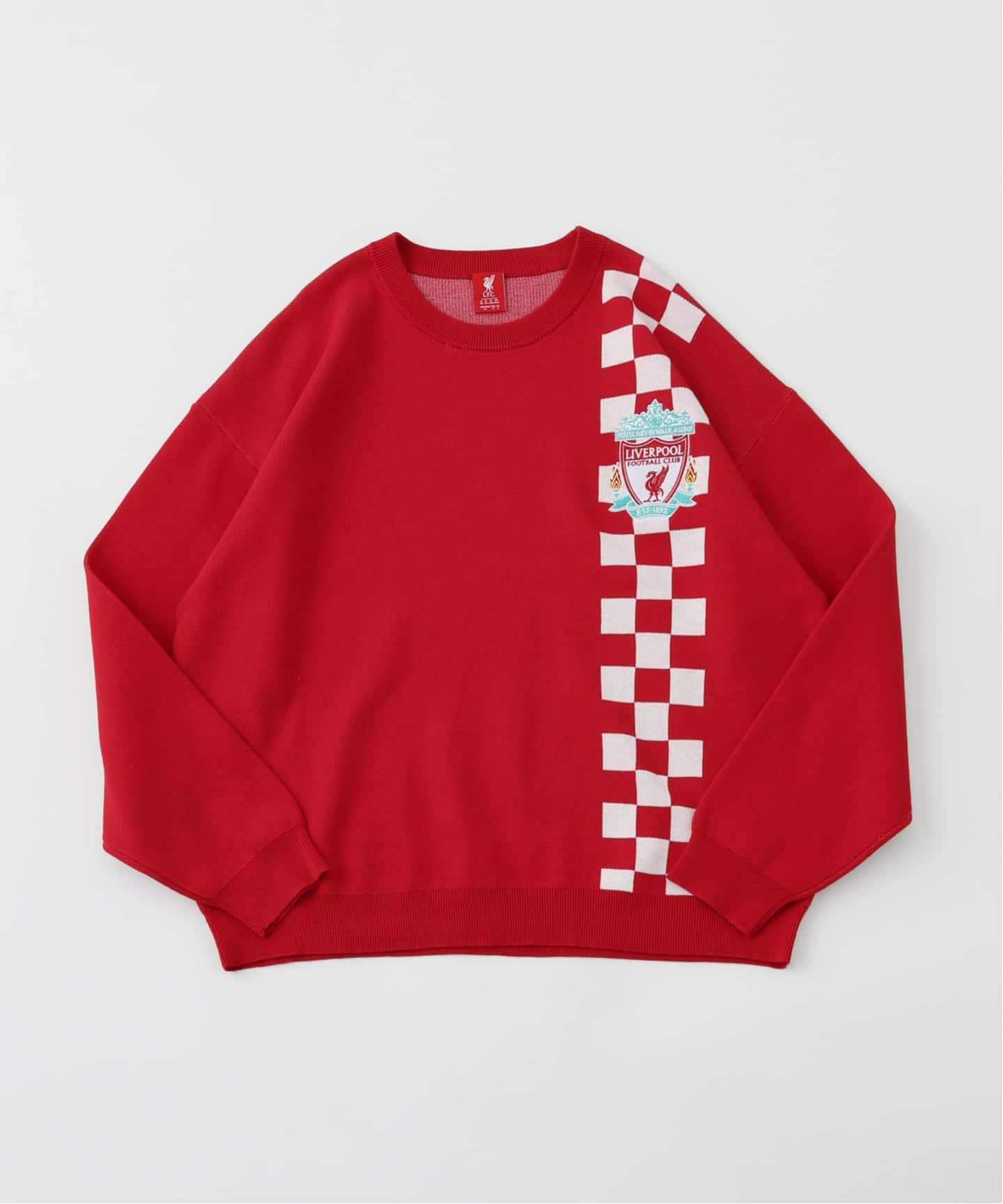 Liverpool FC / リバプール FC】Checkered Knit（ニット／セーター