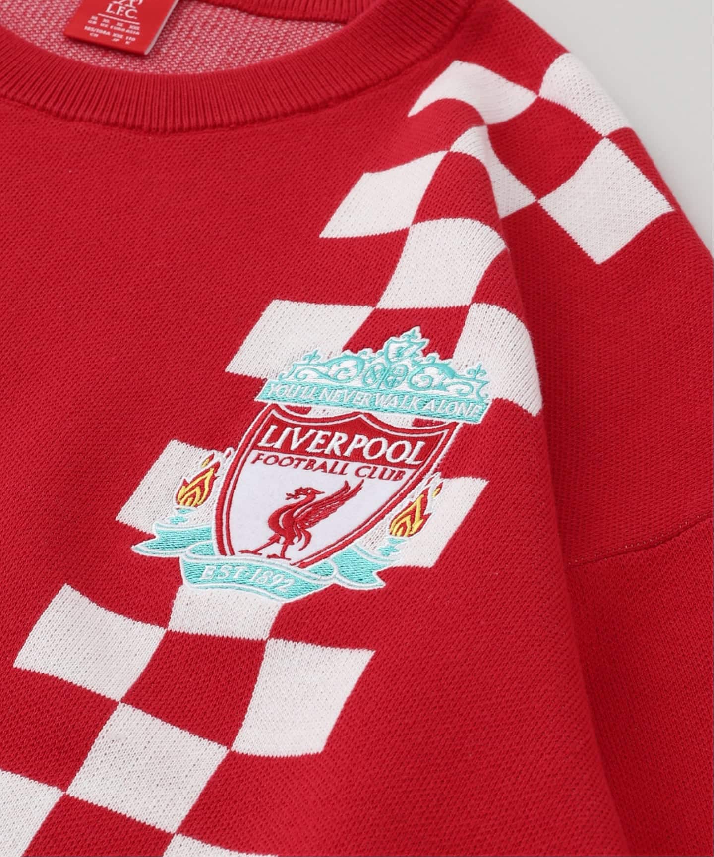 Liverpool FC / リバプール FC】Checkered Knit（ニット／セーター