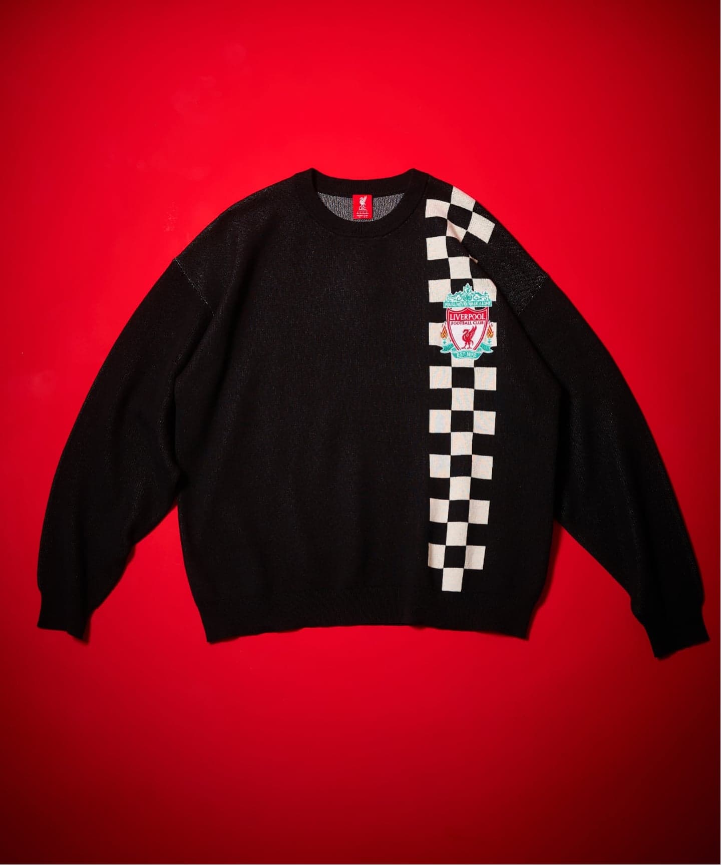 Liverpool FC / リバプール FC】Checkered Knit（ニット／セーター