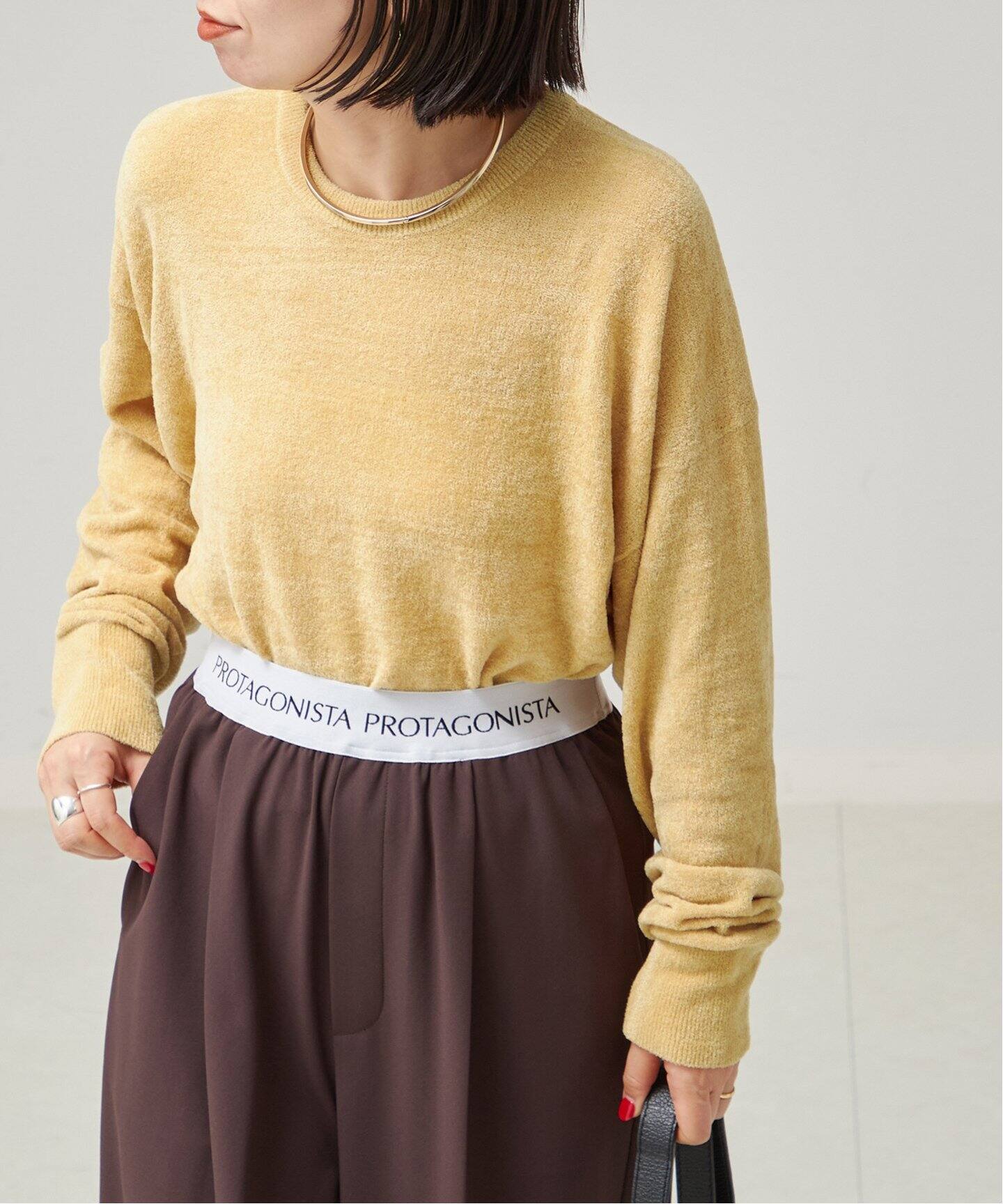 journal standard relume ベロアニット。 ベロアニットプルオーバー（ニット／セーター）｜JOURNAL STANDARD L