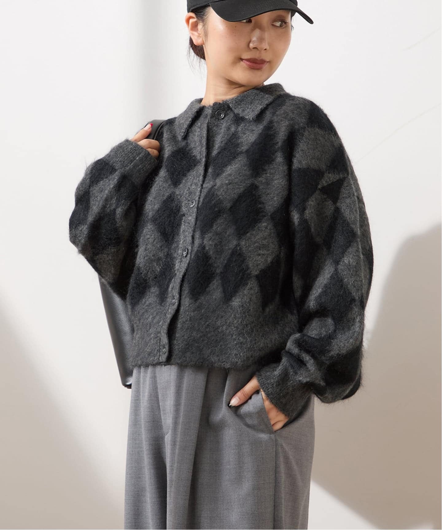 アーガイルニットカーディガン（カーディガン）｜JOURNAL STANDARD L