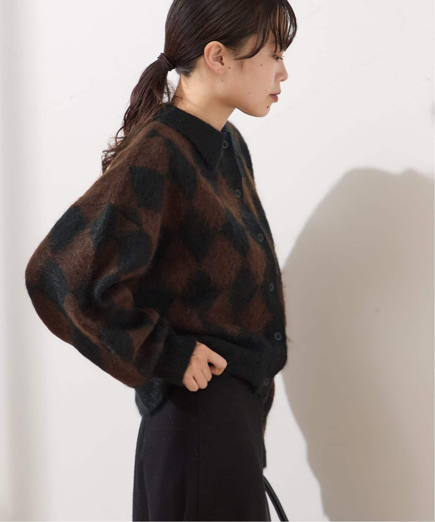 アーガイルニットカーディガン（カーディガン）｜JOURNAL STANDARD L