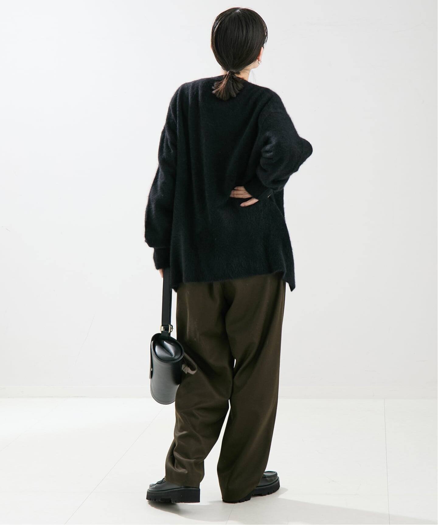 JOURNALSTANDARDrelumeスーパーファインメリノ　ダークグレー FOX&スーパーファインメリノ カーディガン（カーディガン）｜JOURNAL